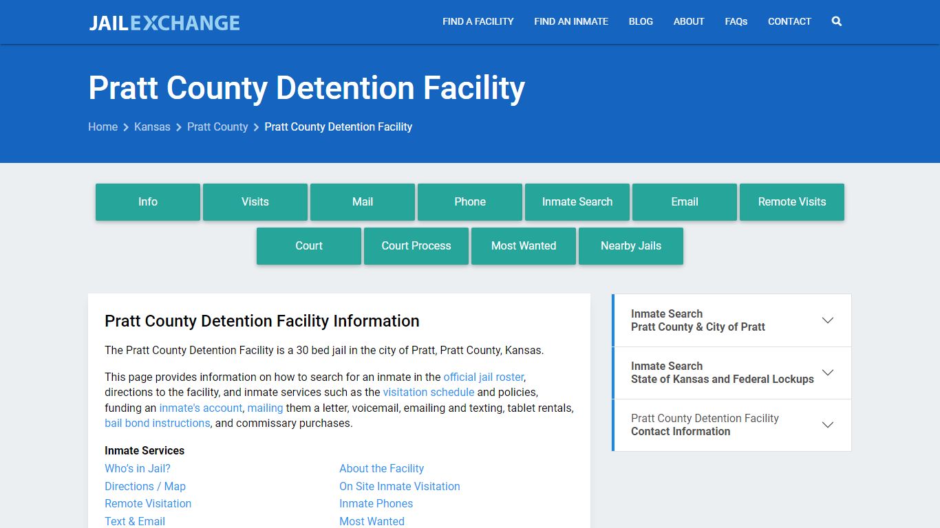 Pratt County Detention Facility - Jail Exchange